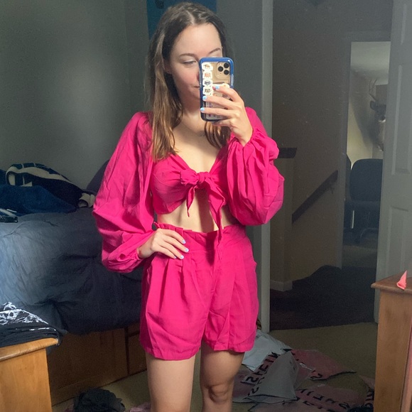 Pink Two Piece Set - Picture 4 of 6